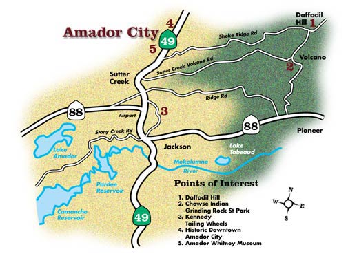Amador City Directions