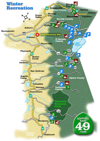 Winter Recreation Map